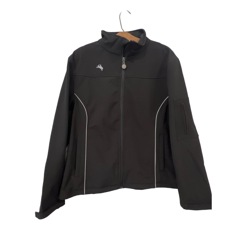 Wyoming Traders Cheyenne Soft Shell Jacket Womens XXXL Black Zip Up Ranch NEW
